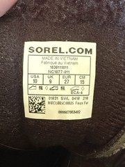 Sorel Snow Commander Waterproof Insulated Winter Snow Boots Toddler Size 10