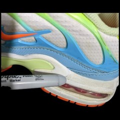 Nike AirMax Plus Spring Colors Blue Volt Orange Sz 4Y Unisex Kids CJ9930-400