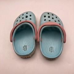 CROCS Crocband II Water Clogs Ice Blue Candy Pink White Toddler’s Size C4
