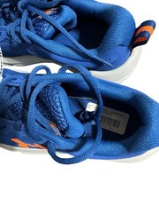Under Armour Assert 10 Kids Running Shoes Blue Orange 3026182-401 Size 5Y New