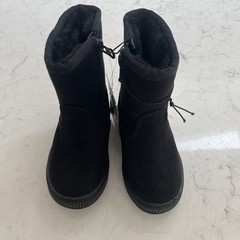 Toddler Pip Zipper Shearling Style Boots – Cat & Jack™ Black Size 5 New