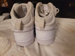 Size 5 (GS) – Nike Court Borough 2 Mid Triple White