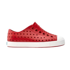Native Shoes Jefferson Child – Lightweight Sneaker Ruby Red / Shell White