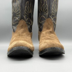 Masterson Boot Co. Youth Suede Boots Sz 5 Cowboy Leather Western RB2003Y Kids