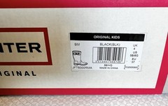 Hunter Original Kids Rain Boots – Black Unisex UK4 US5B/6G EU37 JFT6000RMA