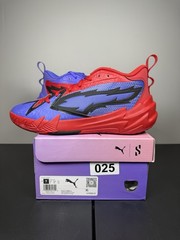PUMA Scoot Zeros Pred Lace Up Youth Boys Purple, Red Sneakers Casual Shoes 3103