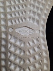 Iconic Crocs Citalane Roka Kids Size J3 (Junior 3) Navy Perforated Holes Beach