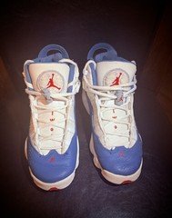 Air Jordan 6 Rings GS Blue White Red
