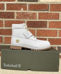 Timberland Junior 6” PREMIUM LT Grey Nubuck TB 0A43B2 Waterproof Boots. SZ:4.5