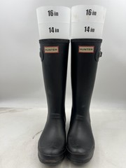 Hunter Handle It Rain Boots Womens Size 6 Waterproof Rubber Pull On UK 4 EU 37