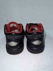 2007 Jordan 1 Retro Low (ps) size 12C 315869-001 Black/blk/red Rare