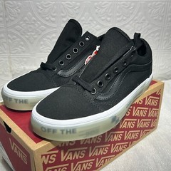 Vans Old Skool OTW Foxing VN0A5AO92HT Black Sneaker Shoes Size 3.5 Kids