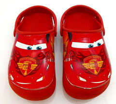 CROCS Kids‘ Size J1 Fun Lab Disney and Pixar Cars Red Clogs