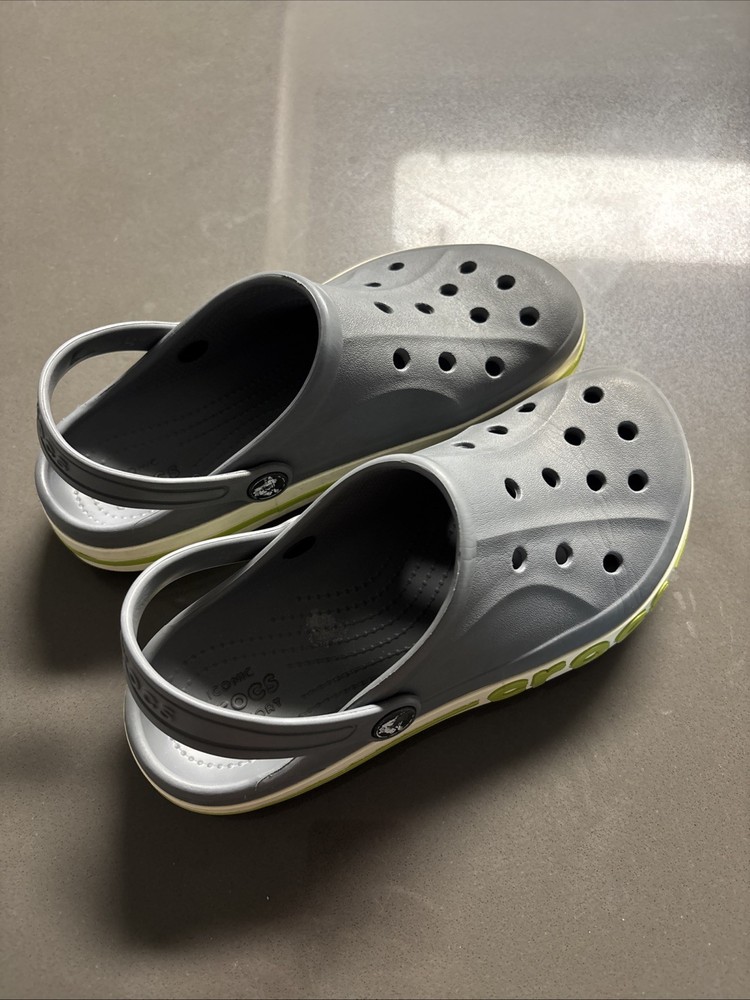 Crocs Kids J3 Grey / Green
