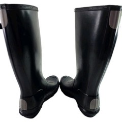 Hunter Kids First Classic Rain Boots Black Kids Unisex Size 4B/5G