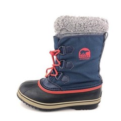 Sorel Yoot Pac Nylon Winter Snow Boots Big Kids Youth Size 6 EUR 38 Blue Red WP