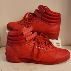 Reebok GW9516 Size 4 EU35 | Vector Red Retro Classic Freestyle High Youth Unisex