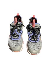 Nike React Vision GS Gray Black Purple Pink Mesh Sneakers Unisex Kids 5Y
