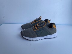 Unisex Gray/Orange light weight Slip-on Sneakers Size 12