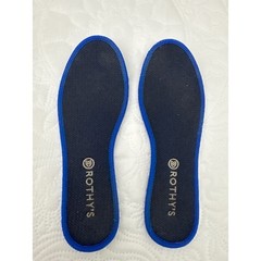Rothy’s The Loafer Size K2 Navy Blue Red Sole Kids Slip On Comfort Shoes