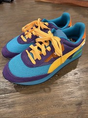 Puma Future Rider Multicolored Nickelodeon Rugrats Edition Kids Size 7C EUC