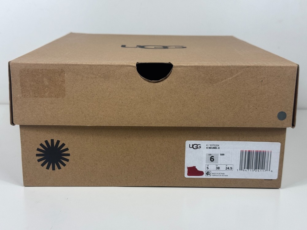 UGG Neumel II Chukka Boot Kids Samba Red 1017320K Brand New