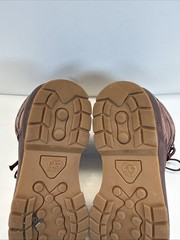 Timberland Euro Hiker Rubber Shell Toe Boot Red Maroon Nubuck Size 5 Boys