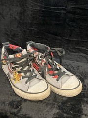 Converse All Star Hi Chuck Taylor Superman Edition, Junior Size 3 Pre-Owned