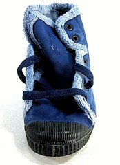 Cienta Kids High Top Chukka Sneaker, Blue US Kid’s Size 11 M, EUR Size 29