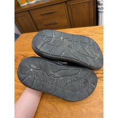 UGG Sport Yeah Kids Black Logo Strap Foam Slide Sandals 1129050K