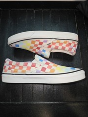 Vans – Off the Wall Multicolor Checkerboard Shoes/Sneakers – Sz 5M/6.5W (500714)
