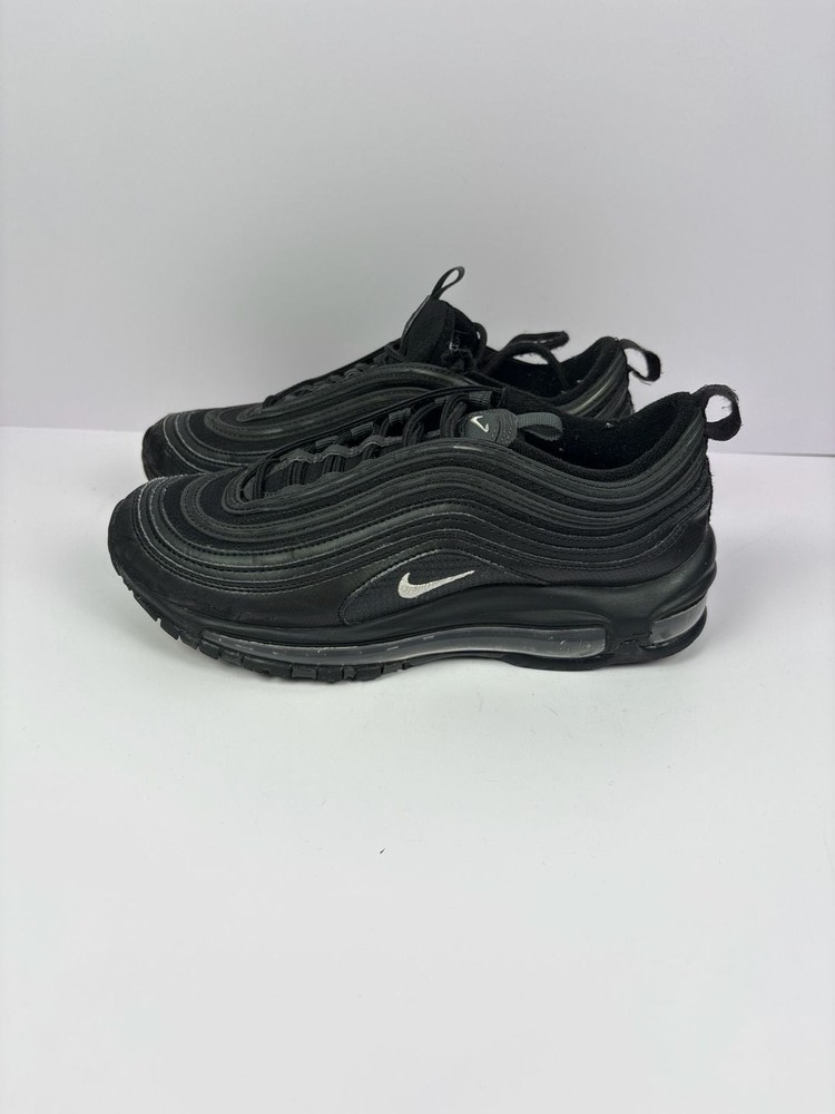 Nike Air Max 97 (GS) Size 5y Triple Black 921522-011 Shoes