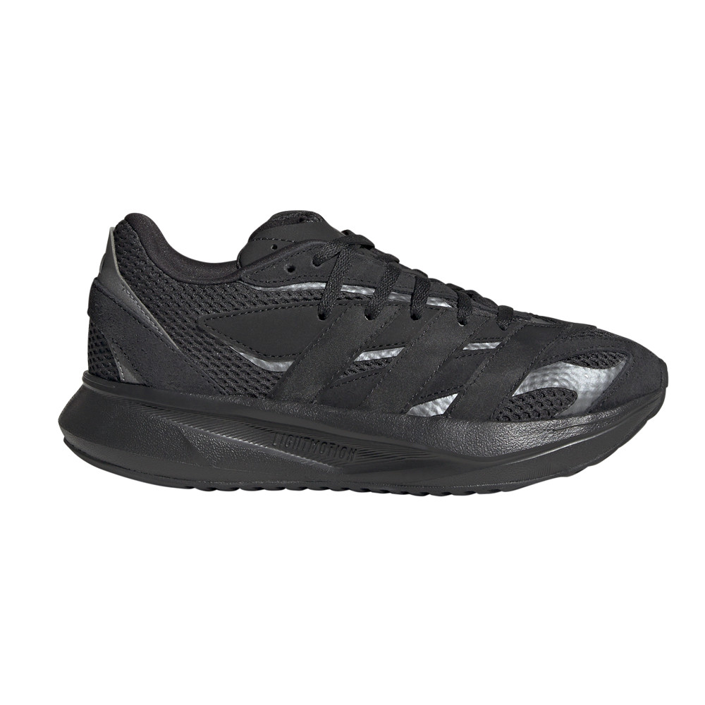 adidas Lightblaze Lace Up Youth Boys Black Sneakers Casual Shoes JQ4757