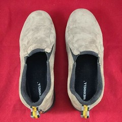 Merrell Jungle Mocs Slip On Comfort Brown Suede Kids 6.5M Model J95635