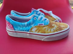 Vans Era Tie Dye Low Top Skate Sneakers Unisex Big Kids Size 3 NEW!