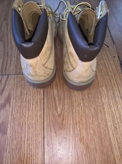 Timberland Wheat Nubuck Size 3 Waterproof Work Boots Tan construction Jordan