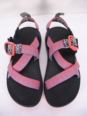CHACO Z/1 ECOTREAD SINGLE STRAP MULTI COLOR SPORT SANDALS BIG KIDS YOUTH 13