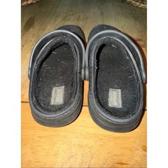 Crocs Kids Classic Lined Clogs Black Fuzz Cozy Slippers Size Junior 3 J3