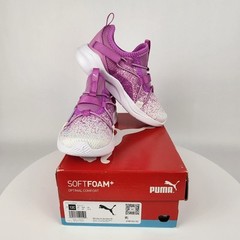 PUMA Rift Slip-On Sprinkle PS Kids Shoes 12C Electric Orchid Light Aqua NEW