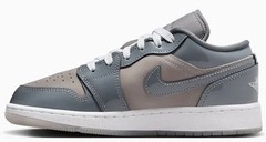 Big Kid’s Jordan 1 Low SE Medium Grey/Cool Grey-White (HF3188 011)