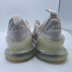 Nike Air Max 270 Kids Size 2.5 Triple White Sneaker Shoes Casual Walking School
