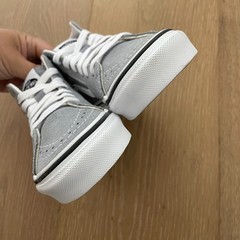 Vans Shoes Sneakers Little Kids 12 SK8-Hi Suede Pure Grey 508731 Light Grey