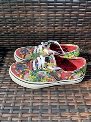 VANS X Marvel Comics Female Superheros Canvas Skate Shoe Unisex Kids Size 3