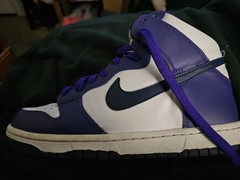 Nike Dunk High GS Electro Purple Midnight Navy Athletic Shoes 7 Youth DH9751-100