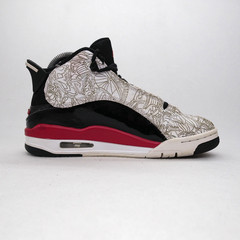 Nike Air Jordan Dub Zero White Fire Red Black Sneakers DV1360-162 Kids US 6Y