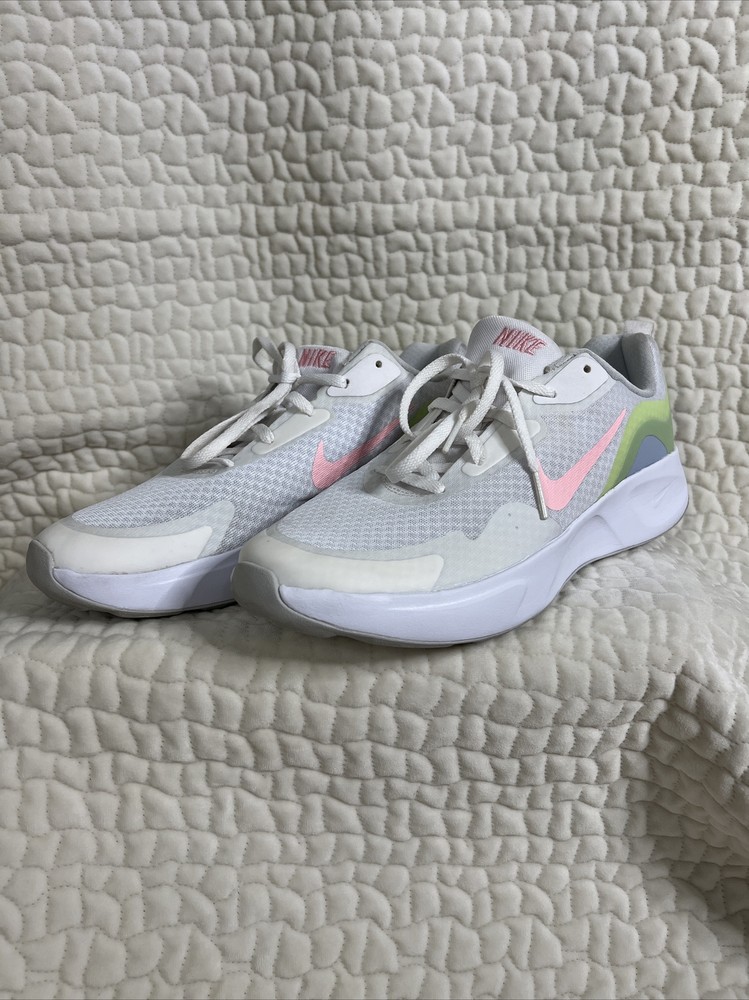 Nike WearAllDay White Arctic Punch Sneaker Youth Size 7Y