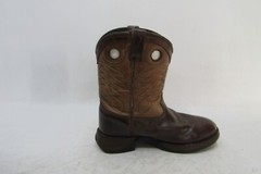 Durango Youth Size 2.5 D Brown Leather Buckaroo Cowboy Western Boots