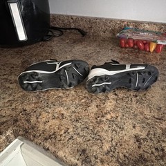 Mizuno Wave Lightrevo Jr Baseball Cleats Black White New With Box Youth Size 11