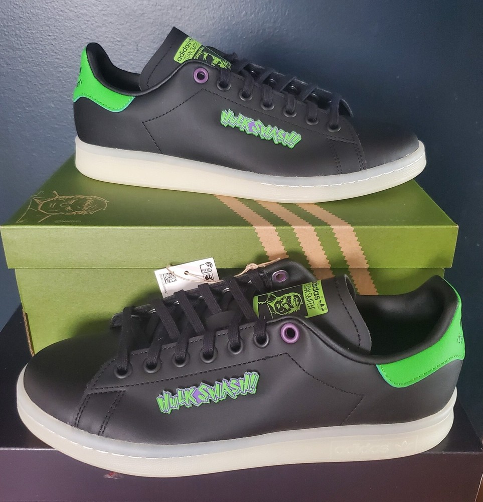 NEW ADIDAS X DISNEY HULK SMASH STAN SMITH J US 5.5