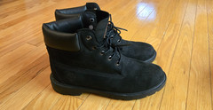 Timberland Big Boys 6 in Classic Waterproof Boots Black 6Y Outdoor Shoe IN BOX